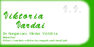 viktoria vardai business card